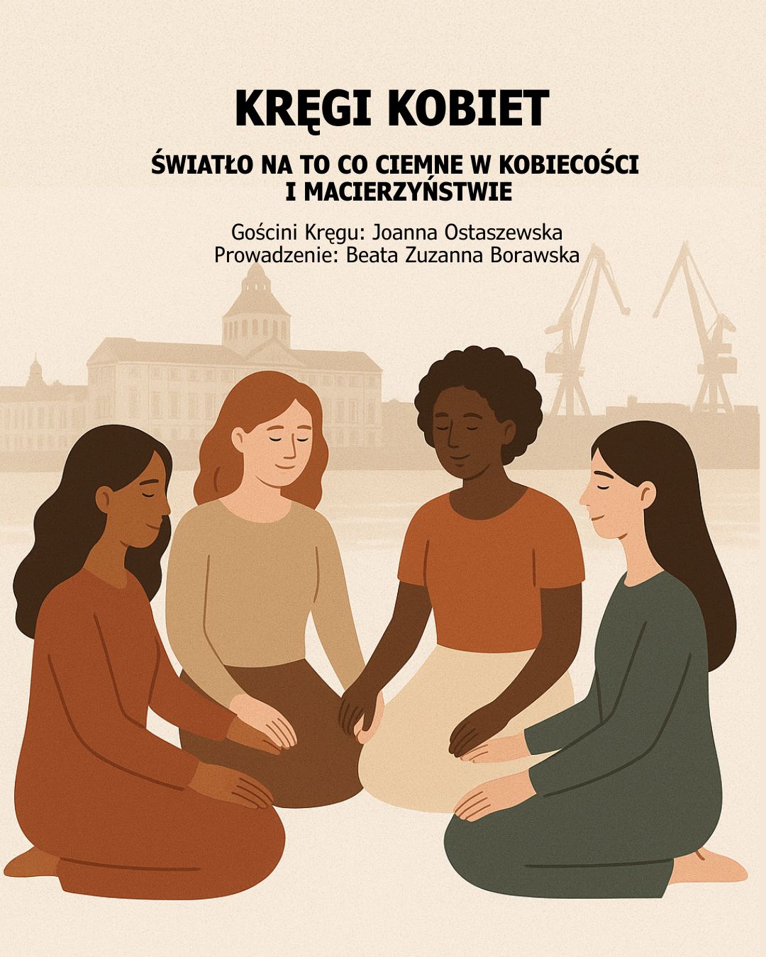 Grafika promująca kręgi kobiet.